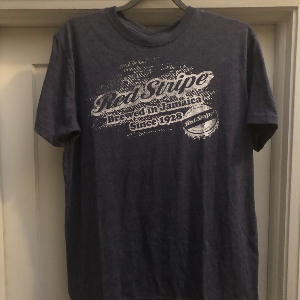 Men’s XL Red Stripe T-Shirt EUC